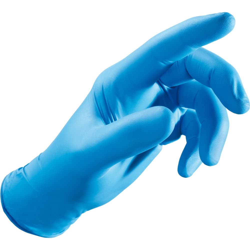 Art. SAF056 Guanto Monouso in Nitrile 35S Blu Senza Polvere AQL 1.5