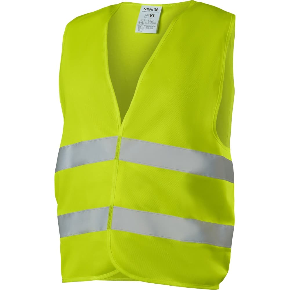 Art. SAF422019 Gilet Alta Visibilità ROAD Classe 2 Giallo